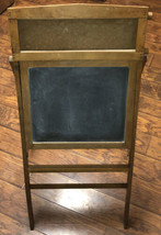 Circa 1940s National School Slate Company Fold-Out Flip Easel Chalkboard RARE - £215.53 GBP