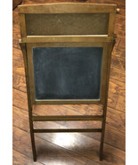 Circa 1940s National School Slate Company Fold-Out Flip Easel Chalkboard... - £210.87 GBP