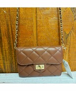 URBAN EXPRESSIONS Wendy Quilted Crossbody - Chocolate - $52.34 CAD