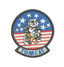 Grumman F-14 TOMCAT US Navy Fighter Squadron Embroidered Polo Shirt - $34.95+