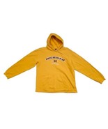 Vintage University Of Michigan Wolverines Yellow Starter hoodie Sz Medium  - $28.86 CAD