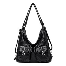 Vintage Women Shoulder Bags Designer Brand Handbag Genuine Leather Travel Bags L - £38.90 GBP