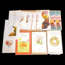 Thanksgiving Greeting Card Lot Of 31 Cards Mix Lot Some Duplicated w/ En... - $18.66
