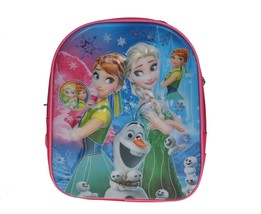 Disney Frozen Princess Cartoon Character 3-D School Bag Pink/KIDS/ FREE SHIP - £39.64 GBP