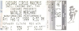 Natalie Merchant Ticket Stumpf Februar 12 1999 Las Vegas Nevada - £26.49 GBP