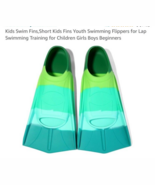 Kids Swim Fins,Short Youth Swimming Flippers for Pool Lap X-Small Forest - €12,88 EUR