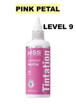 Kiss Tintation Semi-Permanent Hair Color 5 Fl Oz Pink Petal T441 Level: 9 - £4.45 GBP