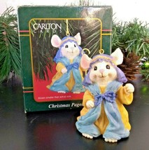 Carlton Cards Christmas Pageant Mouse Shepherd Ornament American Greetin... - $6.53