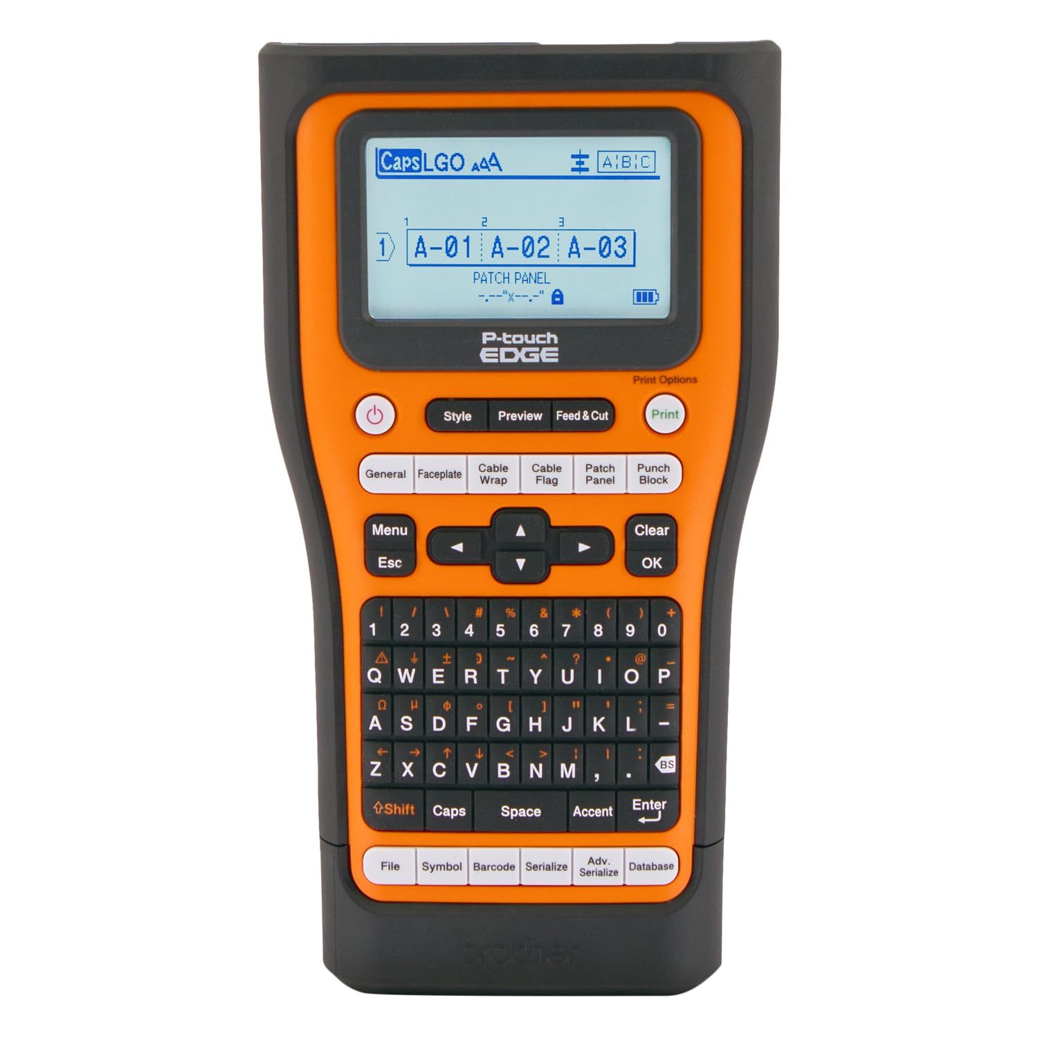 Brother PT-E510VP P-Touch Edge Handheld Industrial Label Printer with Dual auto