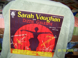 lot of {2} vintage vinyl album   jazz {sarah vaughn w/dizziegillespie} - £14.28 GBP