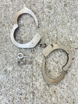 Vintage STAR Handcuffs Made in Spain 2 Keys - $79.19
