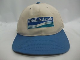 Bell Atlantic Hat Vintage Beige Blue Strapback Baseball Cap - £15.70 GBP