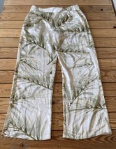 Rachel Zoe NWT Women’s Silky Patterned Pull on pants size XL Ivory S2 - £17.04 GBP
