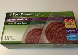 FoodSaver 1-Quart Vacuum  Bags Food Multilayer 18 Ct. - $8.50