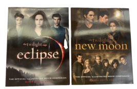 Lot 2 Official Illustrated Movie Companion Set Eclipse &amp; New Moon PB Books - £8.59 GBP