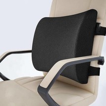 Memory Foam Lumbar Back Support Cushion Waist Pillow Office Home Car Cha... - $19.38