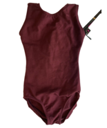 Eurotard Child Burgundy Cami Dance Leotard, Size XS (2-4) NEW - $224.55 MXN