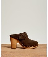$400 Veronica Beard Olive Brown Dacey Buckled Strap Clogs Sandal Shoe, 7... - $2,535.20 MXN