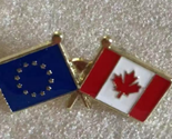 12 Pack of European Union &amp; Canada Friendship Lapel - $24.98