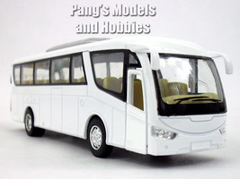 7 Inch Coach Bus 1/68 Scale Diecast Model by Kinsfun - WHITE/BLANK - $16.82