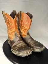 Ariat WorkHog 10005888 Mens Brown Mid Calf Leather Work Boots Size 10D - $60.00
