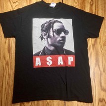 Asap Rocky Rap Short Sleeve T Shirt Gildan Mens Size Medium - $29.70