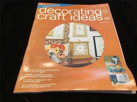 Decorating &amp; Craft Ideas Magazine August 1973 Cameo Classics, Craft Decorating - £7.97 GBP