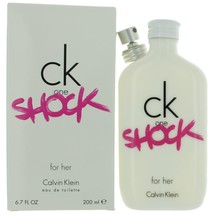 CK One Shock by Calvin Klein, 6.7 oz Eau De Toilette Spray for Women - £32.15 GBP