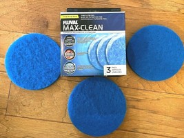 Fluval Max Cl EAN 3PK A248 Blue Fine Filter Pads FX4 FX5 FX6 Canister Filter New - $13.58