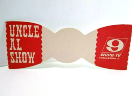 Uncle Al TV Show Promo Diecut Bowtie Channel WCPO 9 Cincinnati Ohio Kids... - £16.13 GBP