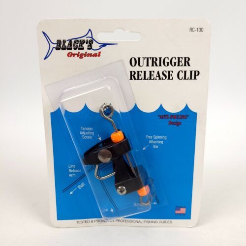 Black&#39;s Original Outrigger Release Clip Anti-Fouling Design RC-100 New - $15.05