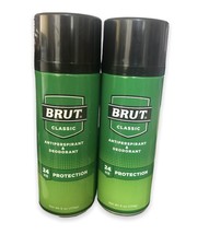Brut Classic Men’s Antiperspirant & Deodorant 24HR Protection Spray 6oz Lot Of 2 - $27.71