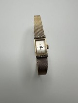 Vintage Gold Elgin Women’s Wristwatch Working Mechanical Movement 12mm - £54.58 GBP