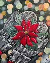 NEW - Winter Mittens Painting Kit - Paint Your Own - Hand-Drawn - Canvas... - $38.00