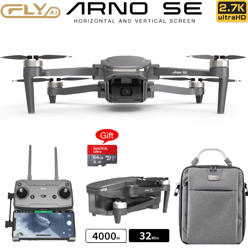 C-FLY ARNO SE GPS Drone 2.7K Profesional 3-Axis Gimbal 4KM 32 min Flight... - $458.27+