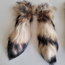 Finn Raccoon Tail Keychain Coon Tails Real Genuine Large On Chain 14-16 ... - $16.78