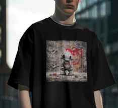 Urban Graffiti Panda T-Shirt: Edgy Street Art Style - $18.80+