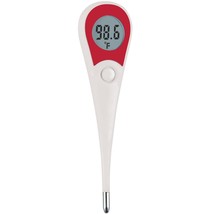 Digital Thermometer 8 Second Readout Jumbo Backlit Display Flexible Tip - $22.14