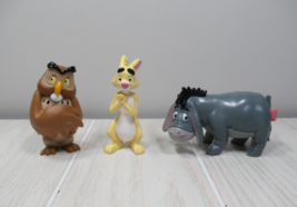 Disney Classic Pooh's friends figures Owl Eeyore Rabbit lot 3 - $12.34