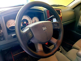  Leather Steering Wheel Cover For Jaguar Xj Black Seam - £39.95 GBP
