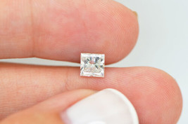 Princess Shape Diamond 0.96 Carat Loose F Color SI1 Natural Enhanced 5.37 MM - £899.10 GBP