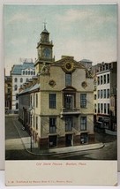 Boston Massachusetts Old State Office c1907 UDB Postcard D12 - £6.99 GBP