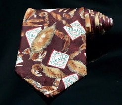 Tabasco Crab  Crab Boil Seafood NeckTie Tie - £9.01 GBP