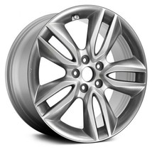Wheel For 2013-16 Hyundai Santa Fe 19x7.5 Alloy 10 Spoke Silver Black 5-114.3mm - £289.22 GBP