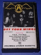 AEROSMITH STEVEN TYLER VINTAGE CASSETTE TAPE 1974 GET YOUR WINGS - £11.71 GBP