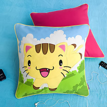 [Kitty Meow]Embroidered Pillow Cushion19.7 by 19.7 inches - £27.33 GBP