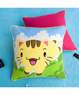 [Kitty Meow]Embroidered Pillow Cushion19.7 by 19.7 inches - £27.31 GBP
