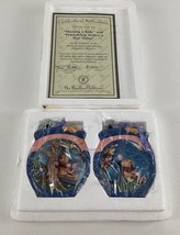 Bradford Pooh&#39;s Honeypot Adventures Ornament Set Sharing A Ride Star Shi... - $39.55
