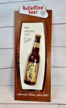 Ballantine Beer 3-D Advertising Sign 1960s Thomas Schutz co 19 x 7.5&quot; Man Cave - £71.01 GBP