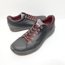 Ecco Golf Shoes Mens EU 44 US 10 Biom Spikeless Black Yak Leather - $26.99
